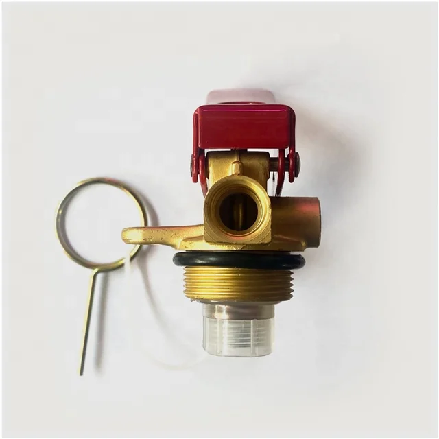 M30 inlet thread brass valve of 4~12KG dry powder fire extinguishers in Brazilian Market