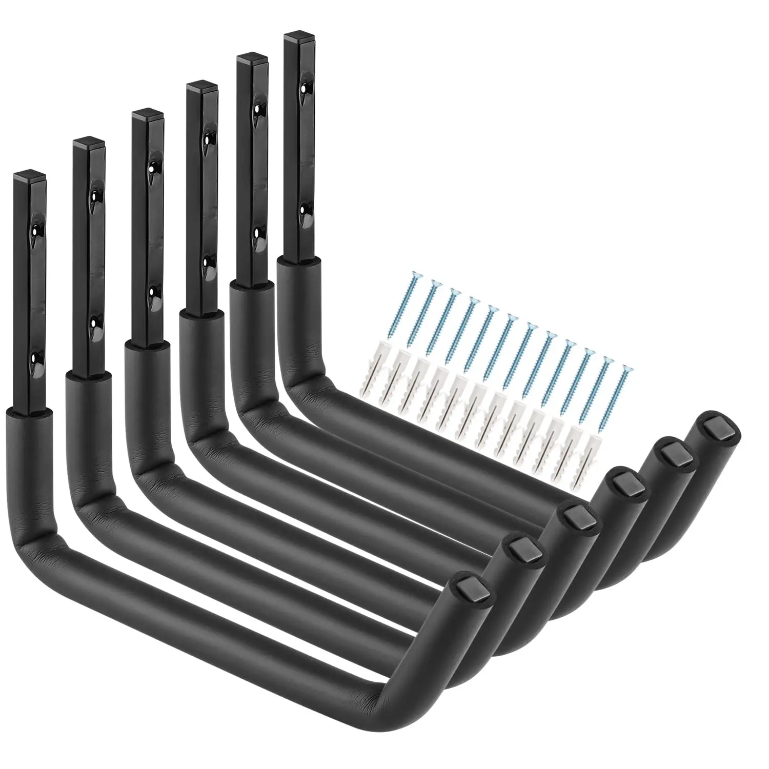 Storage Hooks Heavy Duty Indoor Outdoor Storage Hooks Hangers Wall Mount Garage for Ladders Tools Bikes Hangers