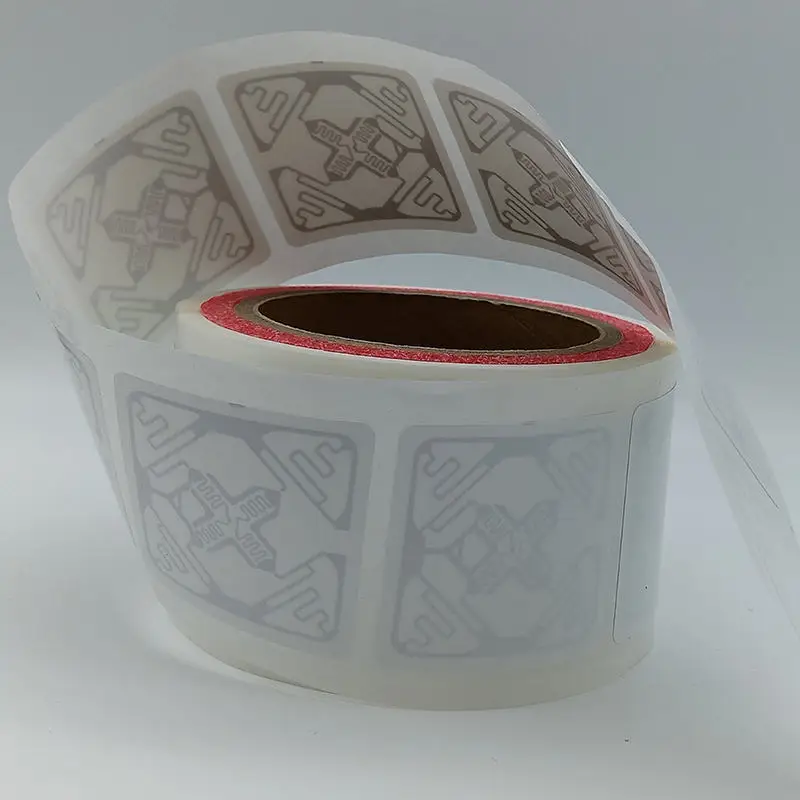 UHF RFID library sticker tag with NXP Ucode8/9 chip for library inventory management