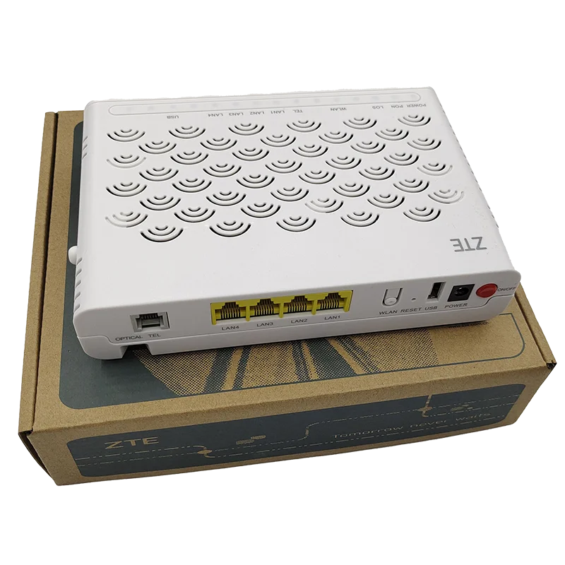 Used China Mobile F460 China Unicom F427Za English ZTE ZXHN F460 F427Za EPON ONU