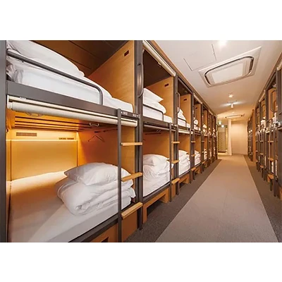 Latest space Capsule Hostel bunk bed bedroom vertical sleeping capsule pods