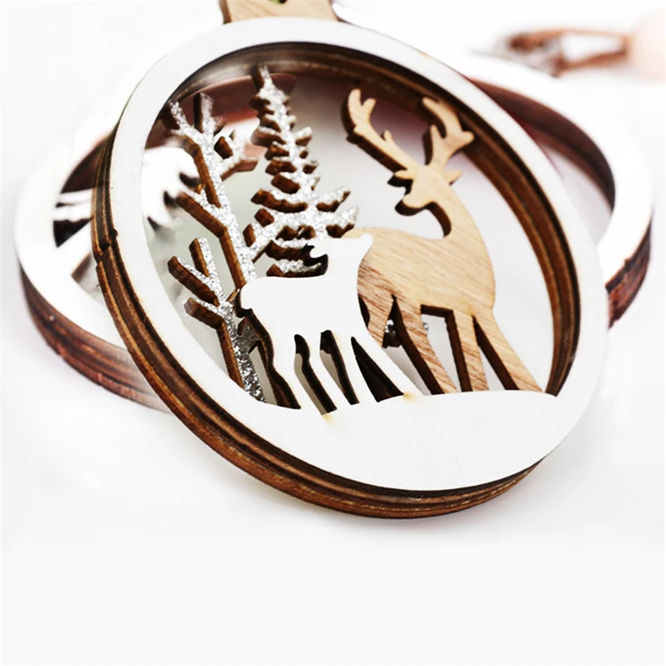 2022 China Factory Price Christmas Tree Wooden Christmas Decoration