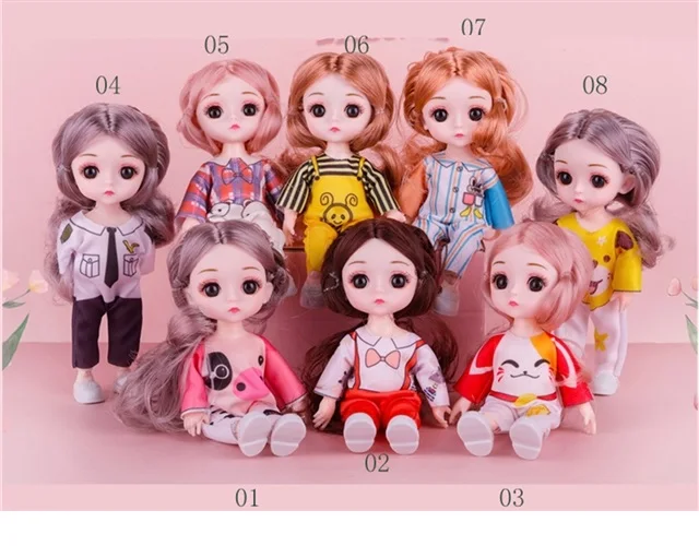new 16cm beauty doll accept spare part import 6 inch doll toys for girls movable joints doll