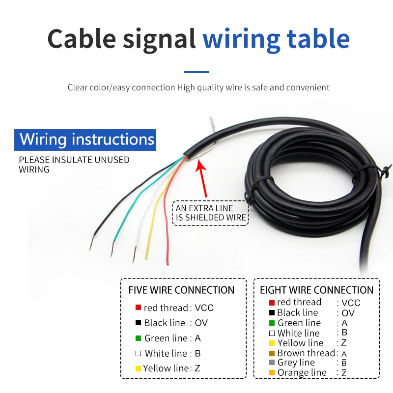 CHBG ZKT10055waterproof momentary illuminated weton incremental 5 voltage 2500 pulse couplings autonics nemicon rotary encoder