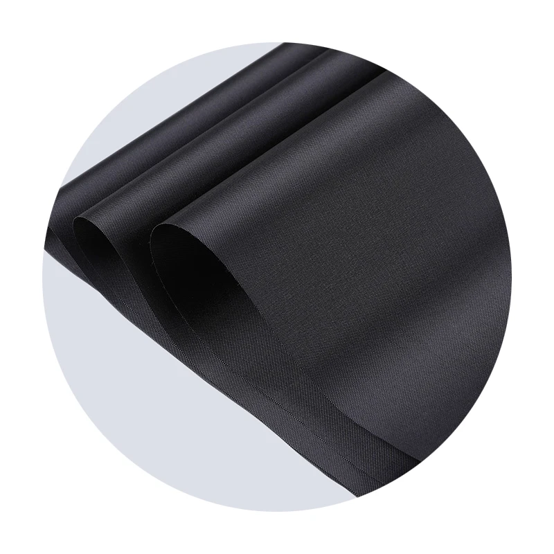 Stock Lot 210d Ripstop Poly Polyester Oxford Fabric Plain Outdoor Umbrella Oxford Fabric With Pu Pa Pvc Coated