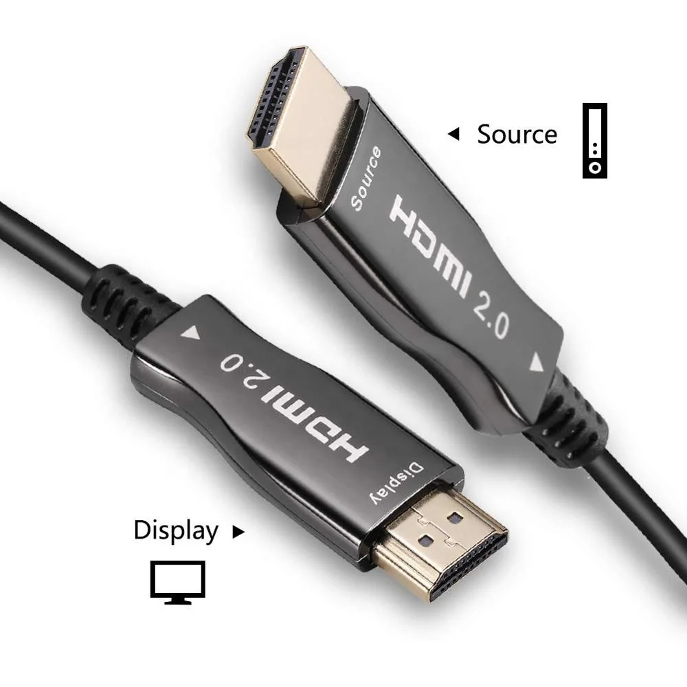 15m High Speed HDMI Active Fibre Optic cable AOC 4k 60HZ Hdmi Optical Fiber hdmi cable