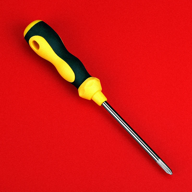 Promotional Precision Screwdriver Plastic Rubber Handle Straight Manual Torque Phillips Screw Driver