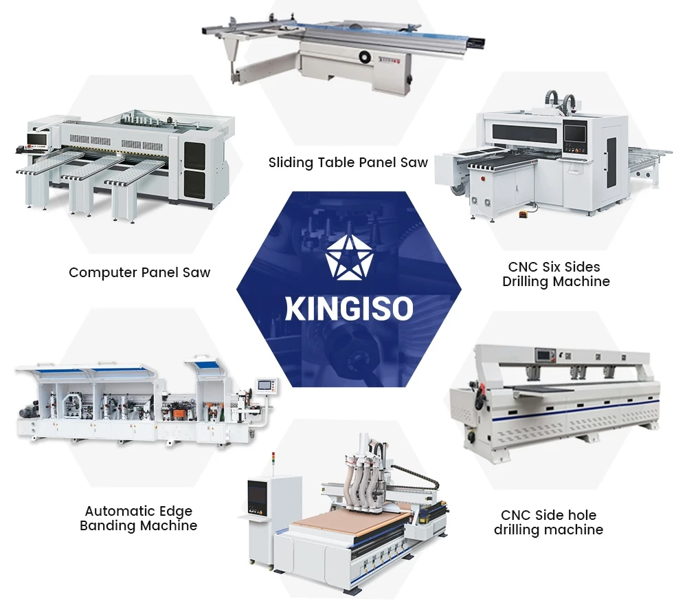 KINGISO Wood Furniture Machine mdf pvc abs Pre Milling Corner Rounding Automatic Edge Banding Machine