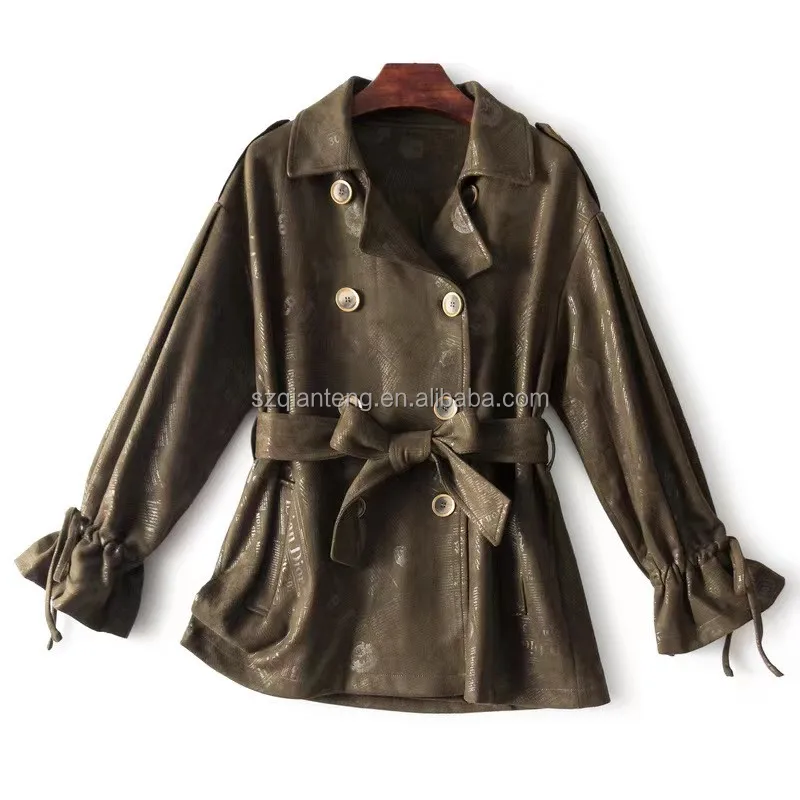 2022 Женский Тренч с манжетой