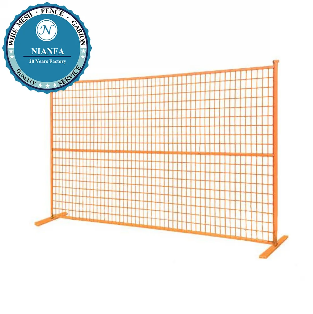 Construction Safety Guard Removable Galvanized Canada Temporary Fence(Guangzhou Factory)