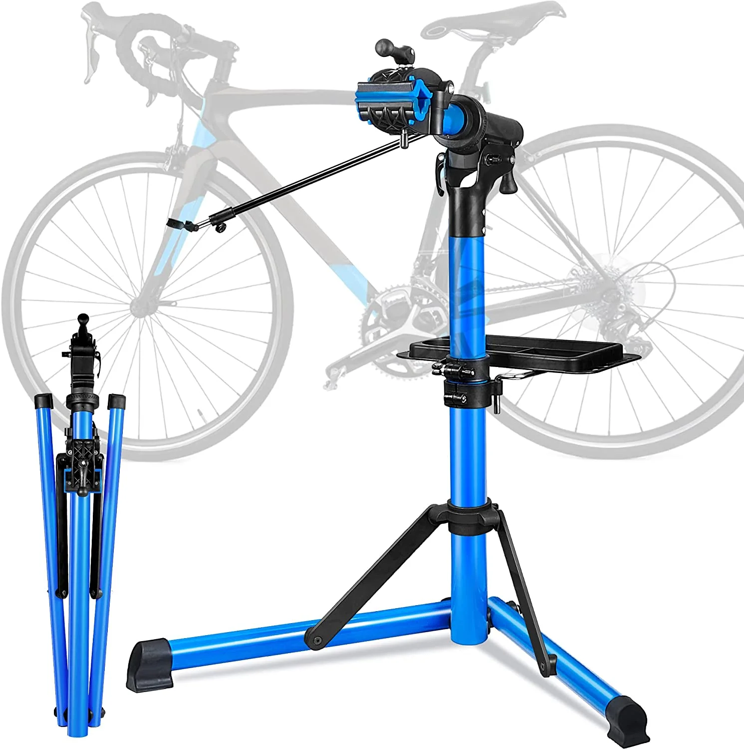 Biking Bike Repair Stand With Quick Release Tripod Base Park Tool Repair Stand