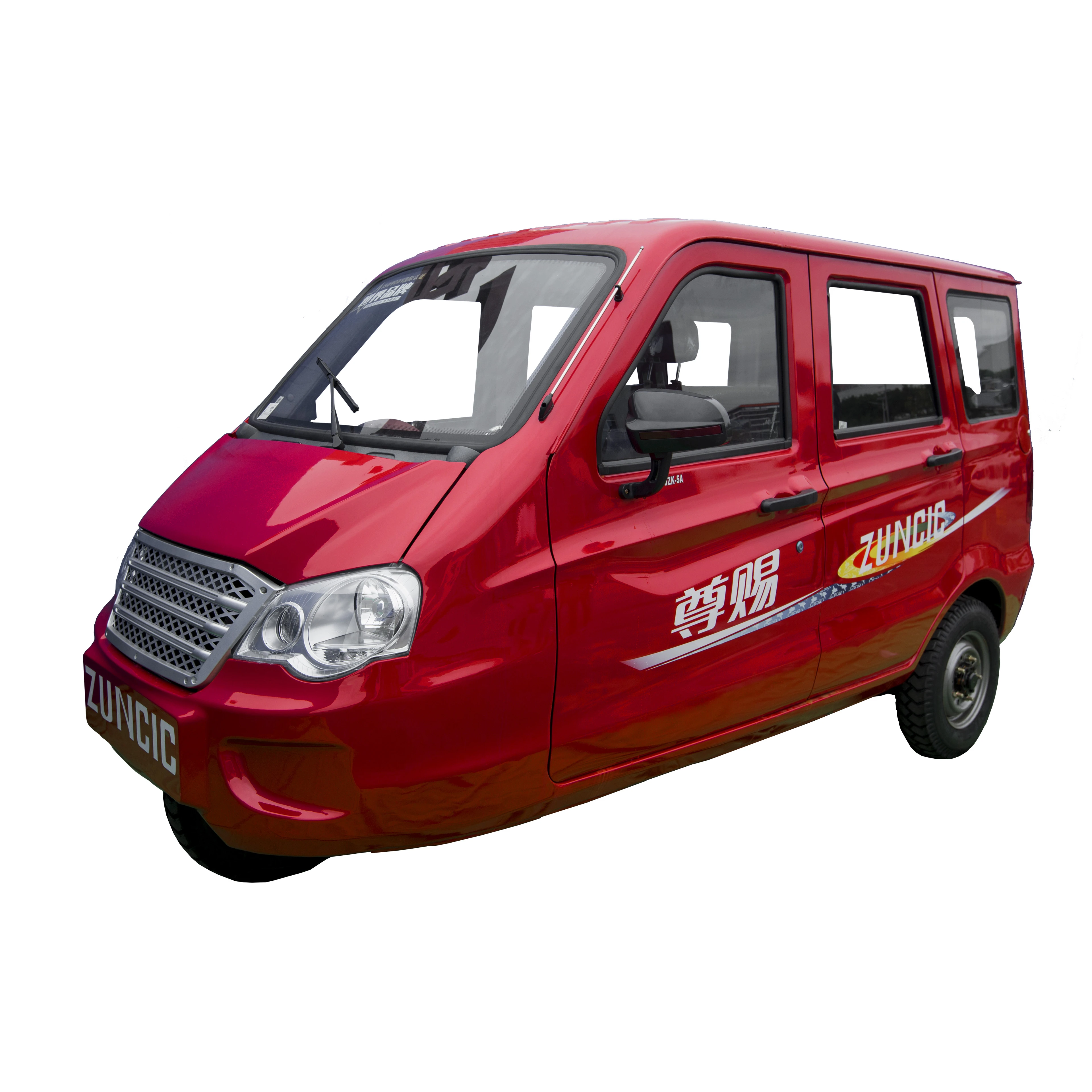 Adult gasoline 3 wheel tricycle with passenger seat motorized petrol rickshaw