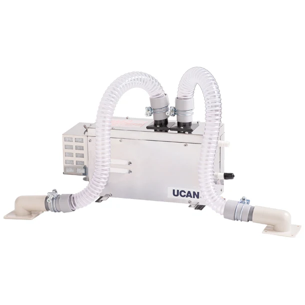 Air diffuser ultrasonic humidifier for compact open showcase