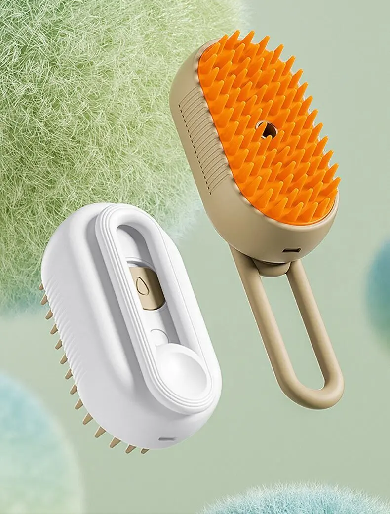 Pet spray does not hurt the skin massage bath can add water essence multi-function electrostatic free USB charging massage comb