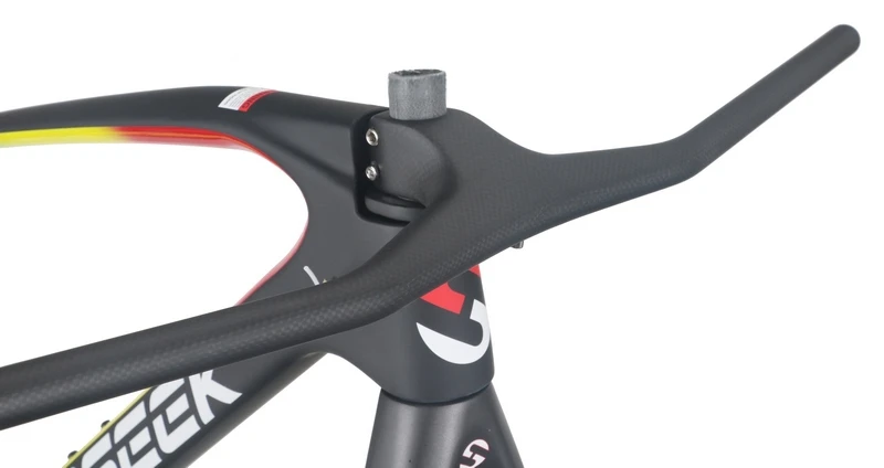  Полностью карбоновый велосипедный руль интегрированный mtb 3k матовый 600/620/660/680/700/720*80/90/100/110 мм 17