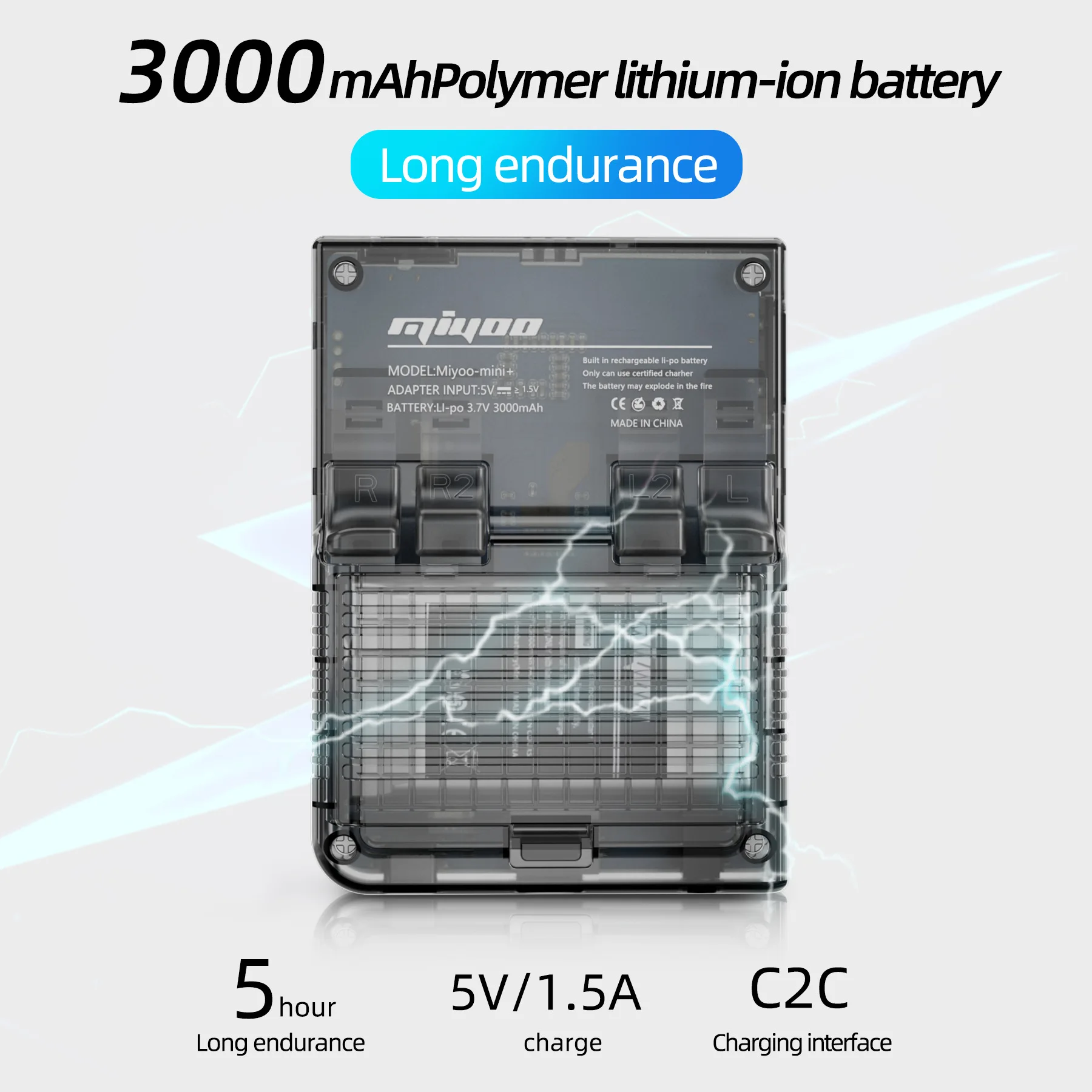 3 5-дюймовая портативная игровая консоль MIYOO MINI Plus V3 в