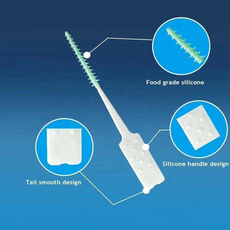 2022 New Trend  Factory Direct Portable TPE Rubber Interdental Brush Comfortable Toothbrush Silicone Dental Soft Picks