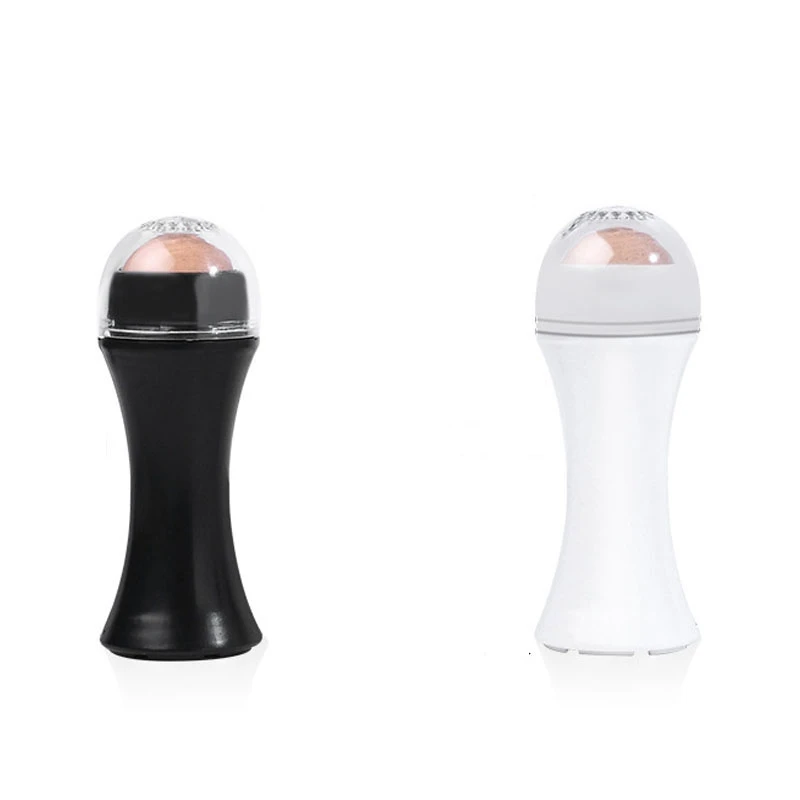 Low MOQ Customize Makeup Tool Reusable Face Oil Absorbing Volcanic Roller