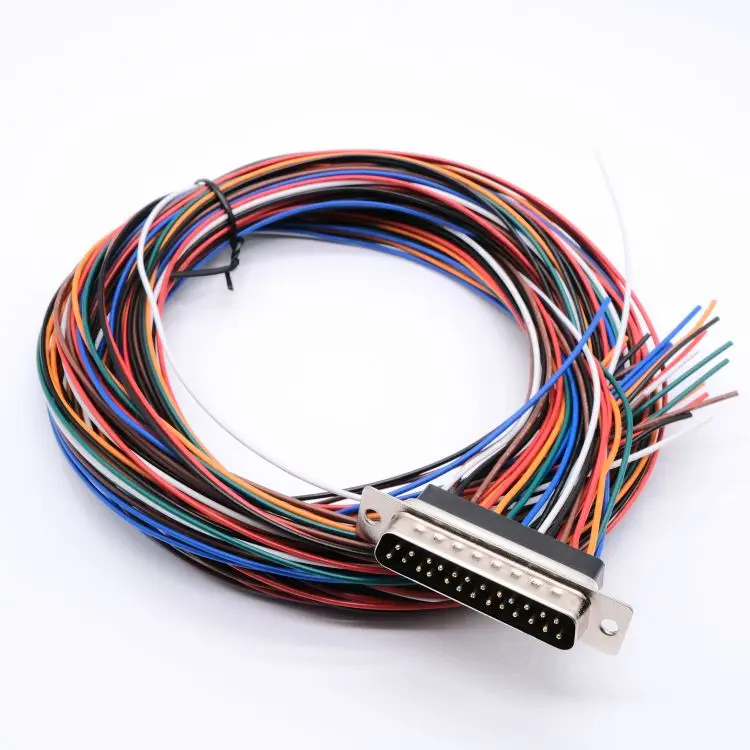  UL1061 22AWG D SUB/DB 25 pin машина/твердый контактный разъем передачи данных кабель