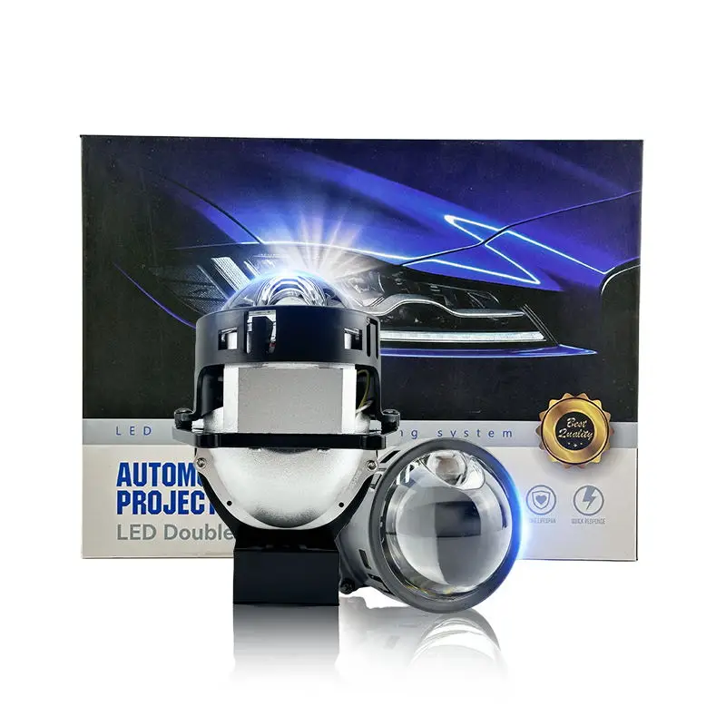 High Power 3 Inch Auto LED Headlights with DRL New Condition 12V Car LED Bulb Running White LED Headlamps