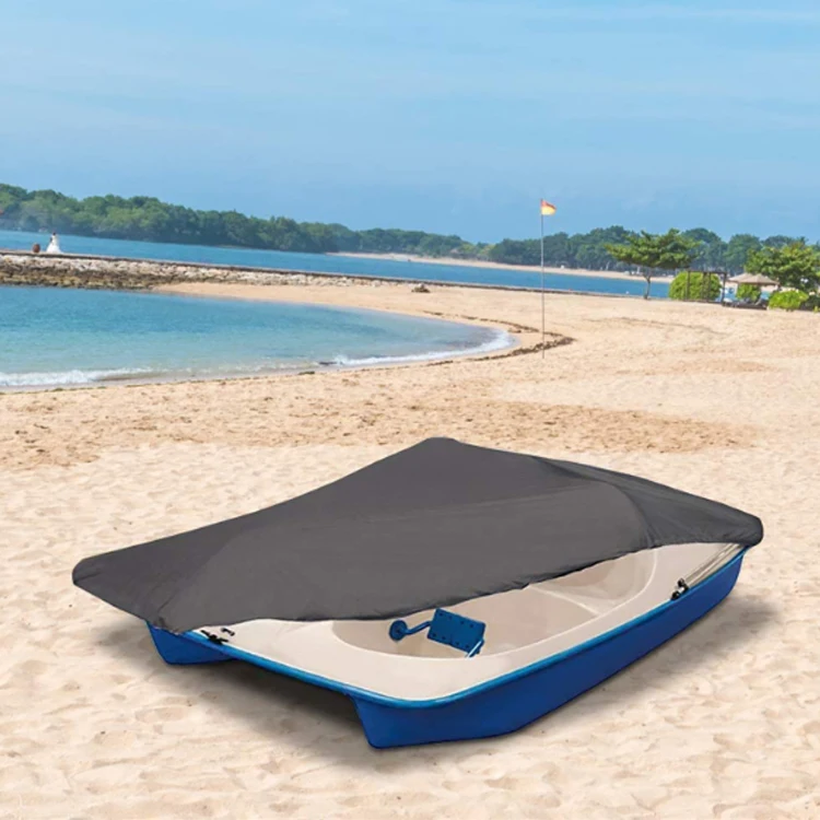 Outdoor pedal boat cover Black cruise ship sun rain and dust proof cover Treading boat waterproof cover