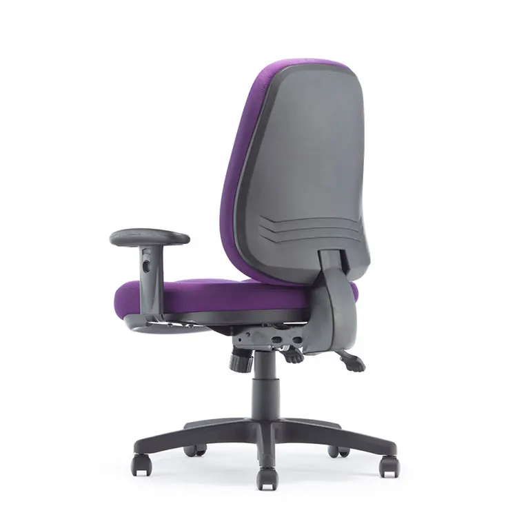360 Degree Task Chair Modern Purple Mid Back Guest Chair Swivel Ergonomic Office Chair