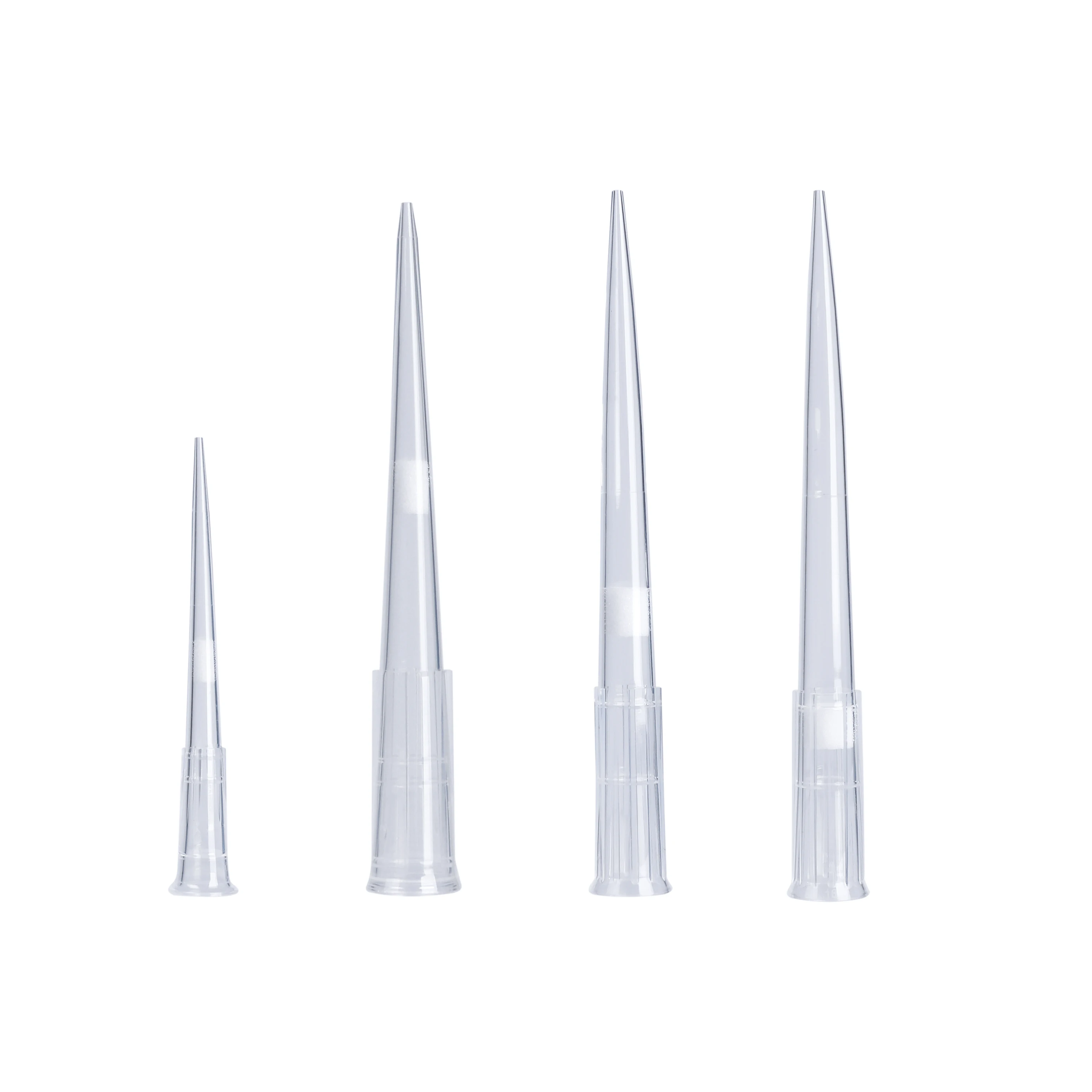 transparent lab pipettes racked plastic pipette tips compatible for Eppendorf