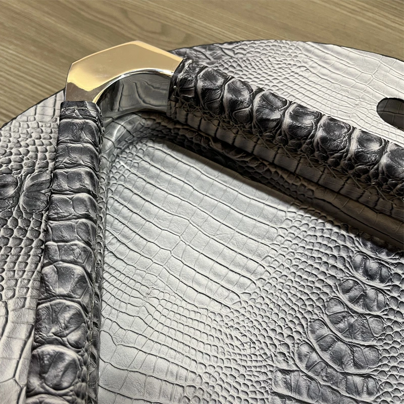 Round Leather Ball Box for Snooker and Billiard Practical Storage Utility Case