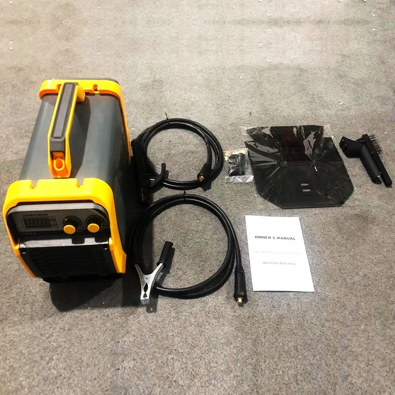 Инвертор постоянного тока, дуговой сварочный аппарат 220 В IGBT MMA, сварочный аппарат 250 А для дома, легкий вес для начинающих