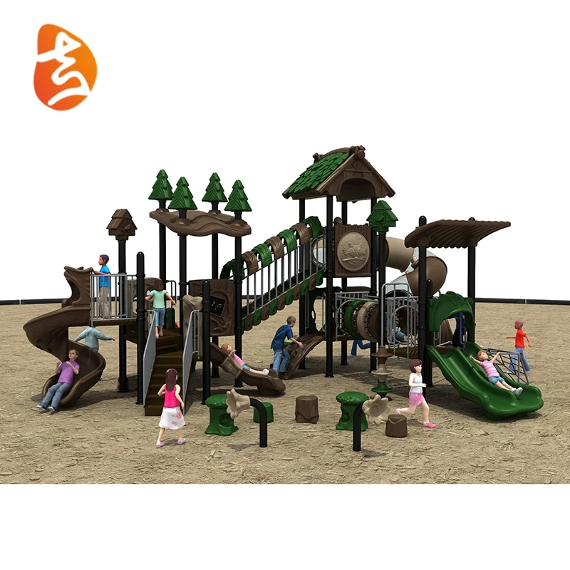 Hot kids outdoor playground commercial playground equipment sale