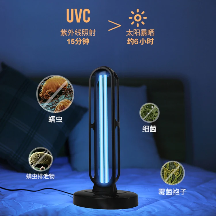 Newest UVC Light 38W 60W 254nm Germicidal Ultraviolet Ozone Disinfection Led uv sterilizer bulb lamp