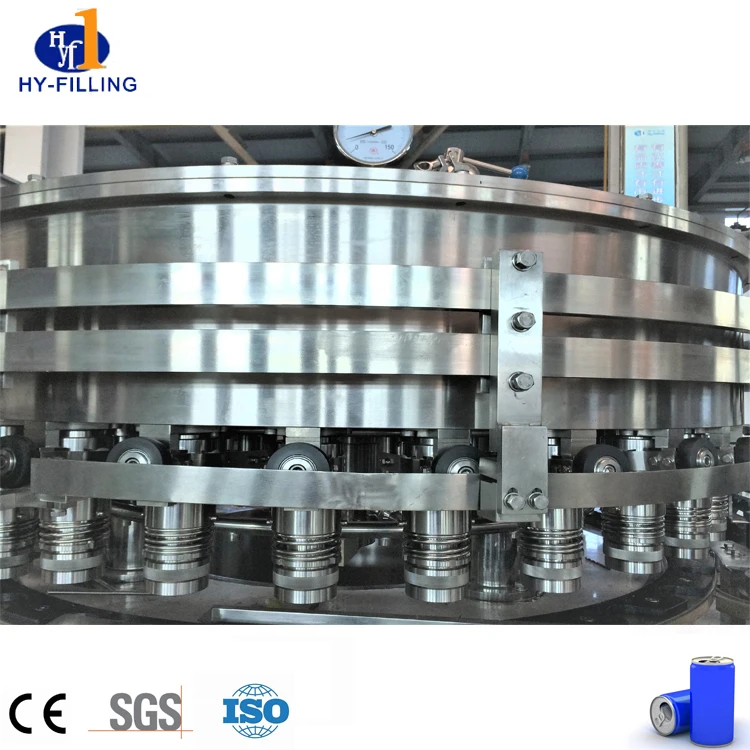 HY-filling Machinery Red Bull Energy Drink Cans Filling Machine  Energy Drink Making Machine