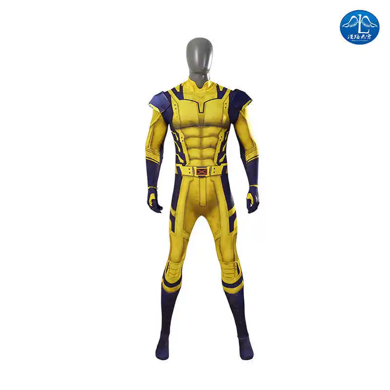 Hot Selling New Halloween Holiday Party Kids Dress Up Costumes Anime Character Wolverine Tights