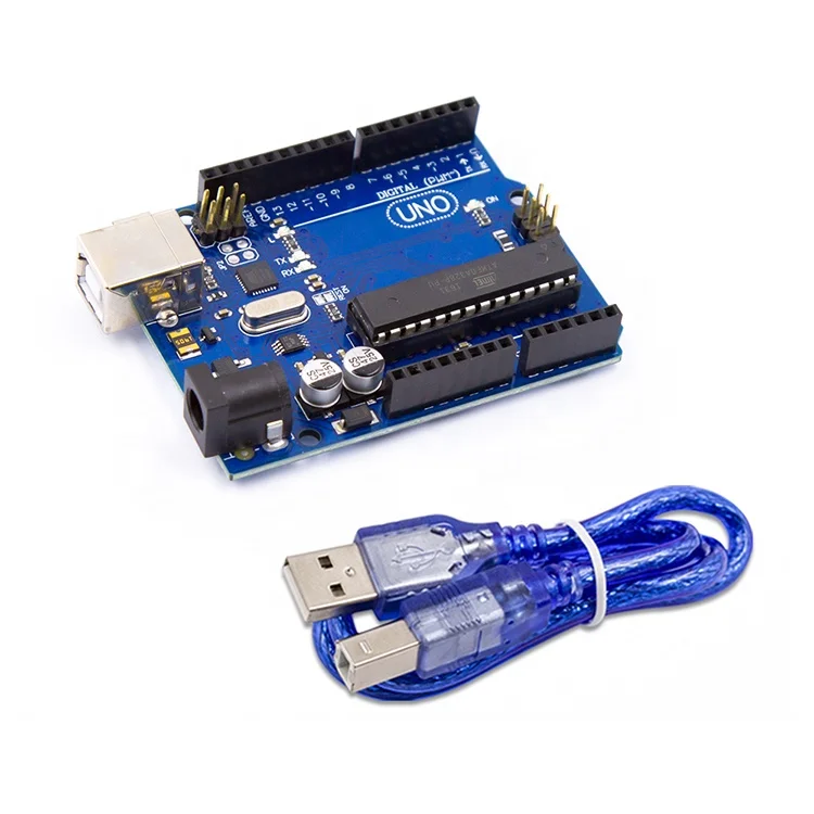 
New & Original Development board with USB cable CH340G UNO R3 ATMEGA328P MEGA328P For Arduino 