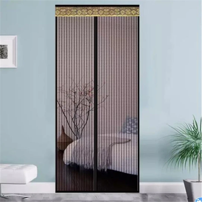 Shandong manufacturer Magnets door curtain  Fly Anti Mosquito Magnetic Soft Screen door curtain