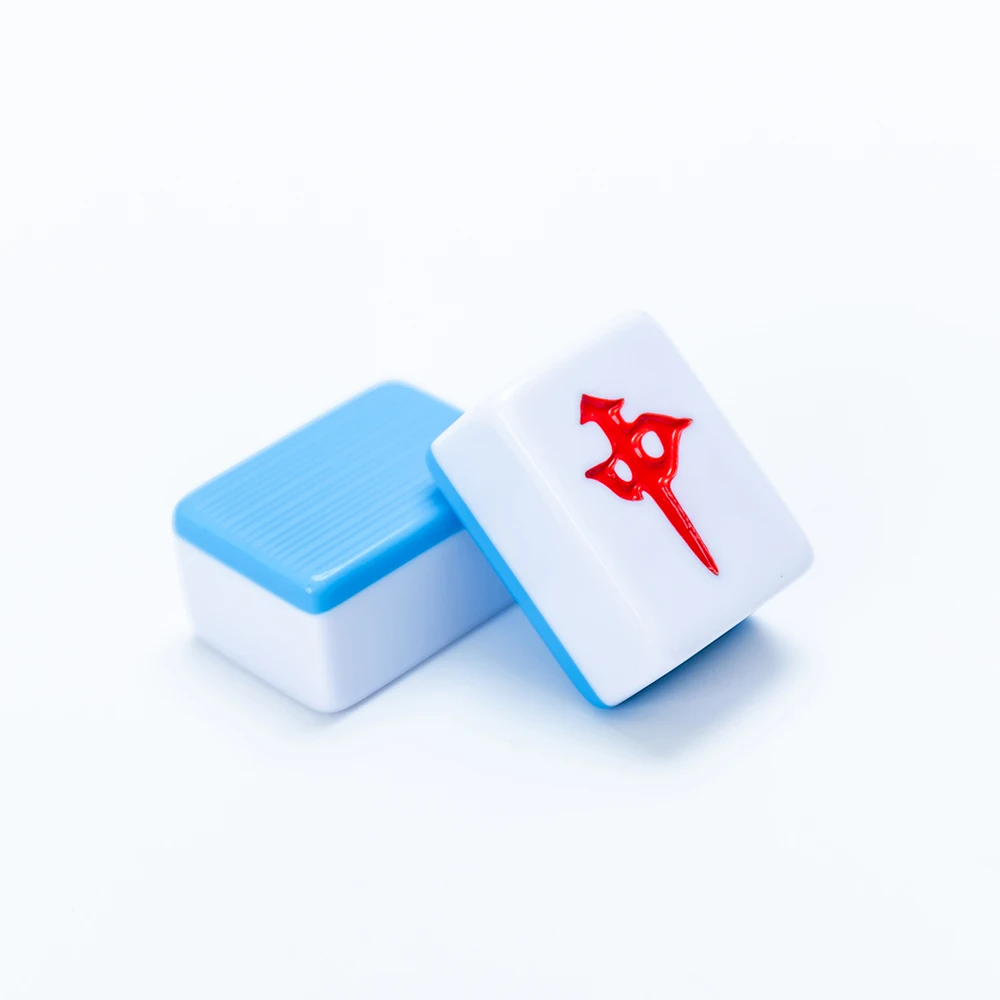 Factory supply custom tiles 36 size 144pcs high quality Green machine to play mahjong