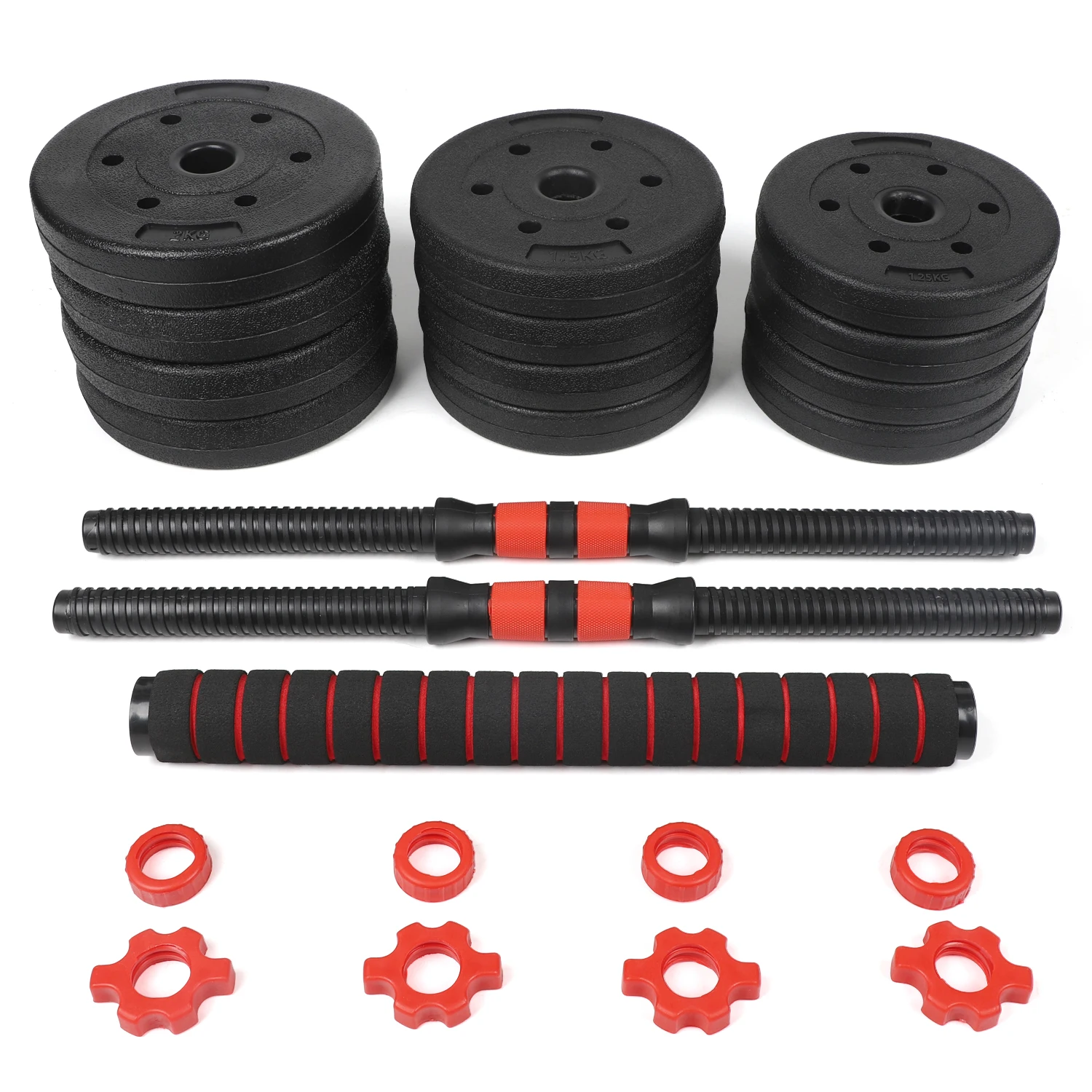 Household Weights Gym Fitness Equipment Kettlebell 40kg Free Weights Dumbbell Adjustable And Barbell Set For Body Building