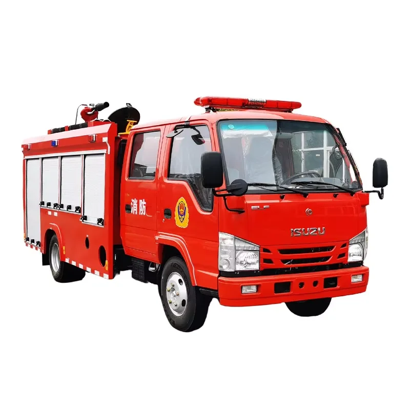 Good Condition ISUZU 4*2 3500L Fire Fghting Truck Forest Fire Rescue Truck for sale