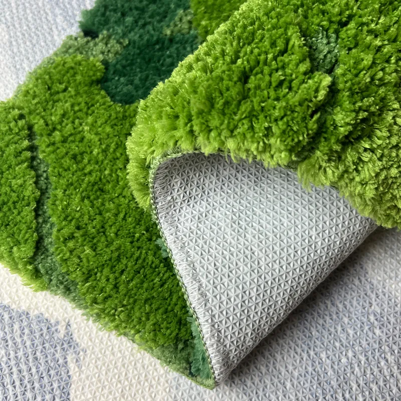 High Quality Moss mat Custom Cute Modern Tufted Rug With Logo