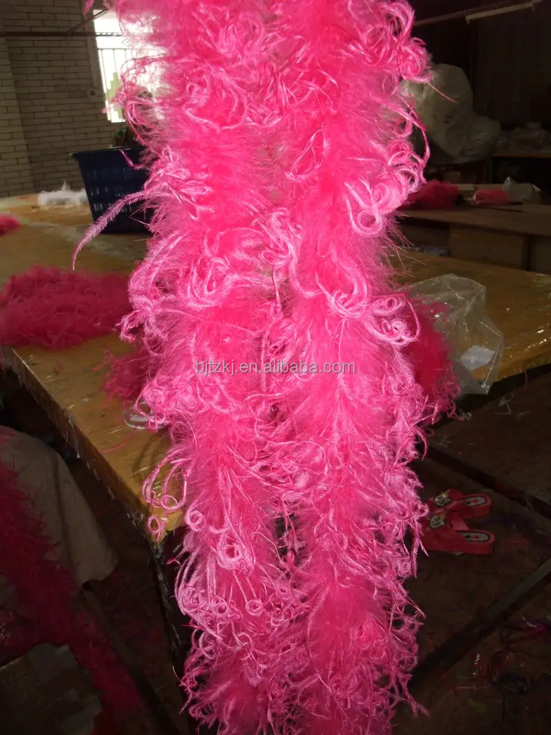 Wholesale Dyed Various Colors Fancy Teal Curly  Ostrich Feather Boa
