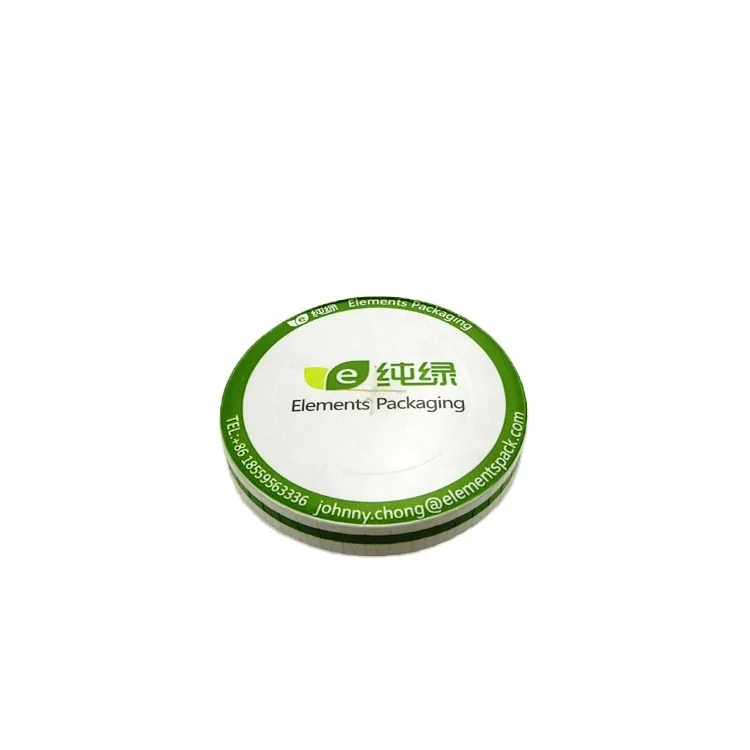 80 90 97 mm Compostable Lids Custom Logo Cover For Cup Paper Cups Lids Biodegradable
