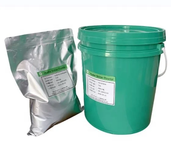 Factory Direct Supply Tin Bismuth Solder Powder  Model Sn4258 Tin 42% Bi 58% Tin Solder Alloys Powder To Make Solder Paste HuaKe