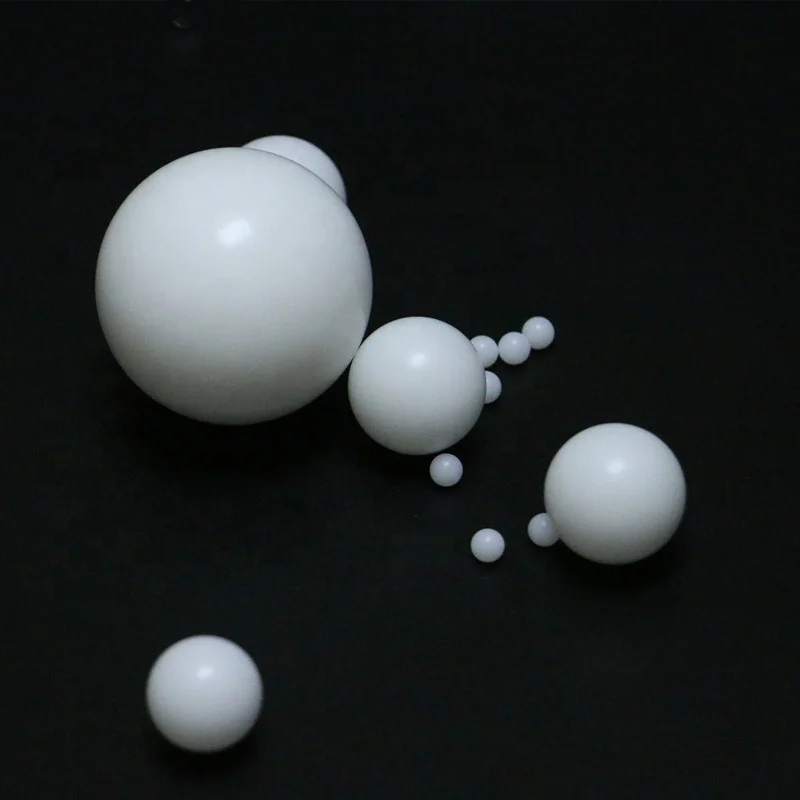 Chemical corrosion resistance 8mm 15mm 16mm solid ptfe balls for grinding