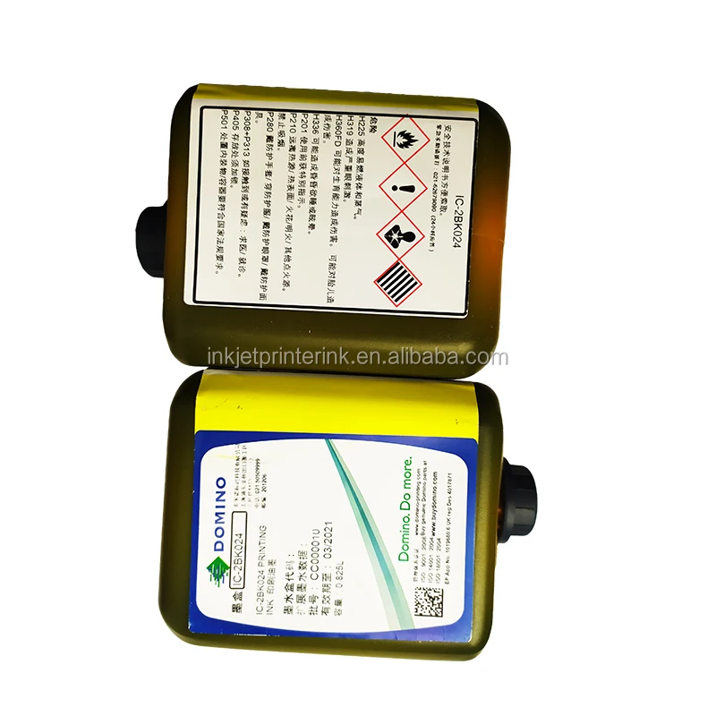 black ink  inkjet ink IC-2BK024  for Domino inkjet printer