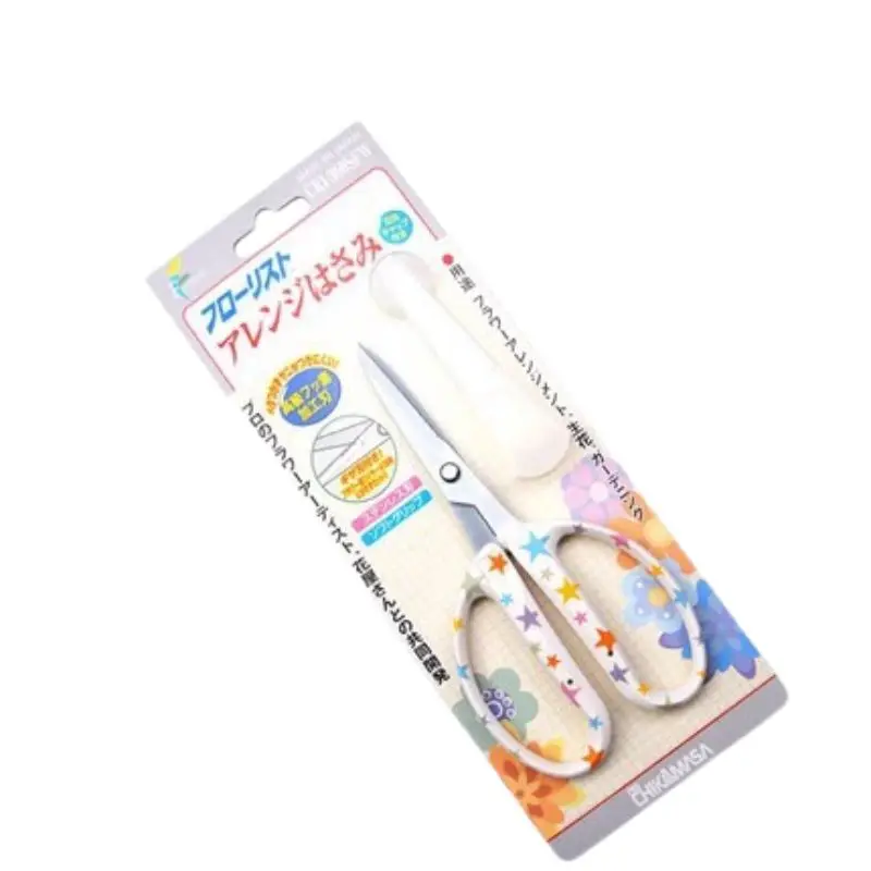 Wholesale Small Home High Quality High-value Floral Shears Scissors Chikamasa CRI-360 Florist Arrangement Scissors, Fluorine,