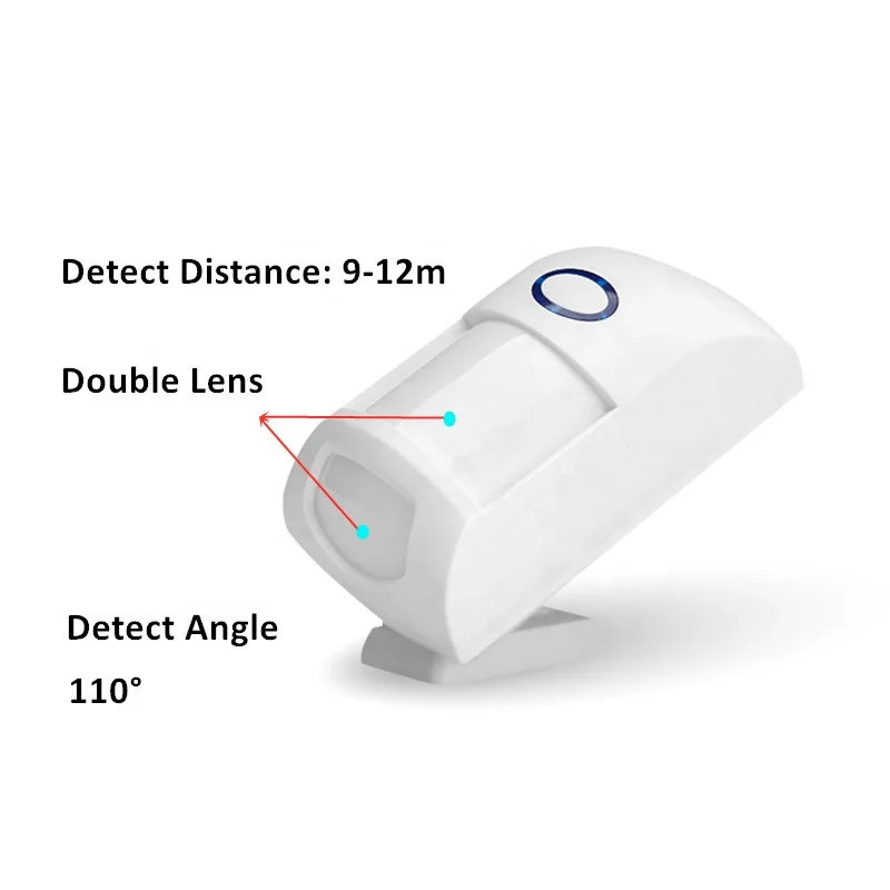 Passive Infrared Movement Sensor 433MHz Wireless PIR Motion Sensor Pet Immune P I R Motion Detector for Alarm System