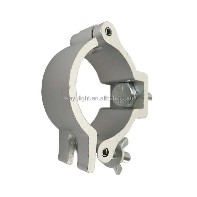 Tube 48-51mm Load 100kg Pipe Clamp Truss Hook Aluminum Stage Lighting Truss Clamp Hook Quick Panel Clamp