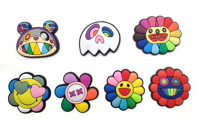 Cute cartoon custom charm crocodile shoe decoration manufacturer directly wholesales shoe buckle and shoe accessories