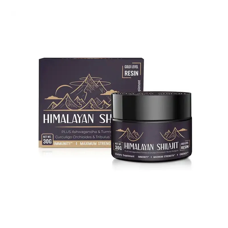 Private Label Shilajit Extract Fulvic Acid Liquid 20g 30g 50g shilajit resin pure himalayan