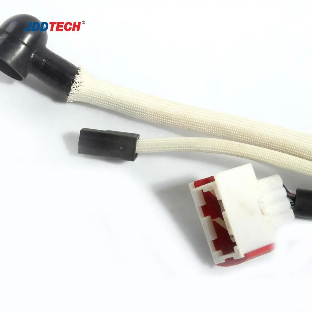 VW-1 White/Black 600C HIGH TEMP Fiberglass Sleeving Wire Cable Insulation Tube